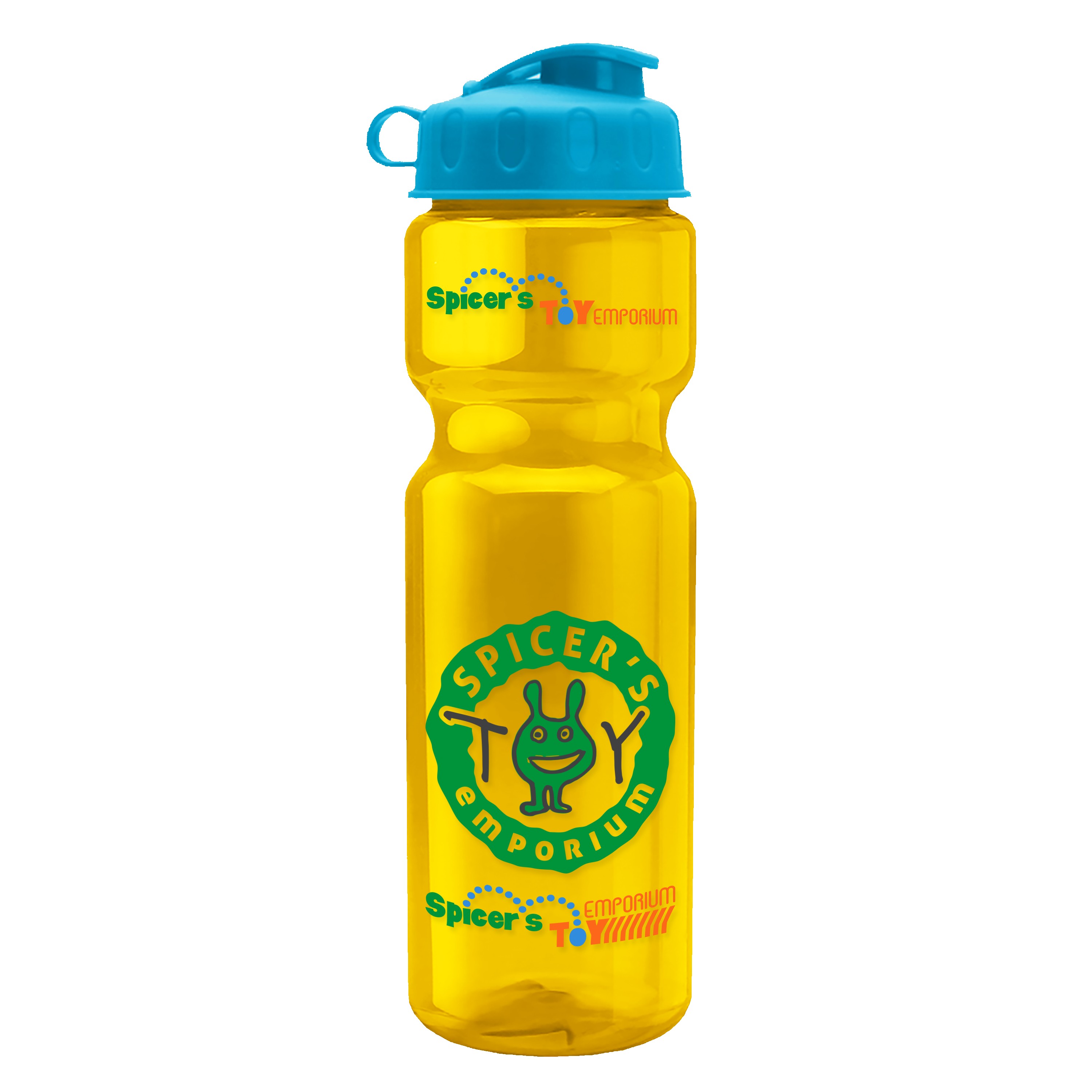 Garyline® Champ Recycled Bottle with Flip Lid - 28 oz. 2