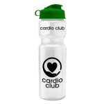 Garyline® Champ Recycled Bottle with Flip Lid - 28 oz. - RP28F_white_bottle_green_lid_1c.png Garyline® Champ Recycled Bottle with Flip Lid - 28 oz. - RP28F_white_bottle_green_lid_1c.png