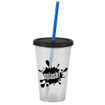Garyline® Pioneer Insulated Tumbler with Straw - 16 oz. 2 Garyline® Pioneer Insulated Tumbler with Straw - 16 oz. 2