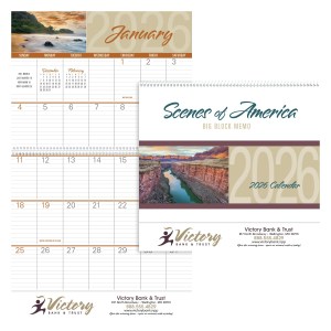Triumph® Calendars Scenes of America Big Block Memo Calendar 2 Triumph® Calendars Scenes of America Big Block Memo Calendar 2