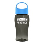 Garyline® Poly+ Jr. Bottle with Oval Crest Lid - 18 oz. - TB18LN_smoke_bottle_cyan_lid_1c.png Garyline® Poly+ Jr. Bottle with Oval Crest Lid - 18 oz. - TB18LN_smoke_bottle_cyan_lid_1c.png