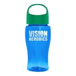 Garyline® Poly+ Jr. Bottle with Oval Crest Lid - 18 oz. - TB18LN_translucentblue_bottle_green_lid_1c.png Garyline® Poly+ Jr. Bottle with Oval Crest Lid - 18 oz. - TB18LN_translucentblue_bottle_green_lid_1c.png