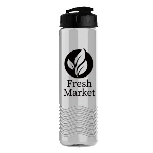 Garyline® Wave Tritan® Bottle with Flip-Top Lid - 24 oz. 2 Garyline® Wave Tritan® Bottle with Flip-Top Lid - 24 oz. 2