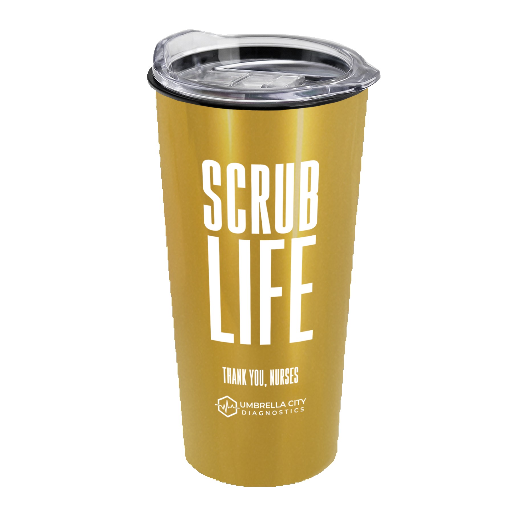 Garyline® Explore Metallic Travel Tumbler with Slider Lid - 18 oz. 2