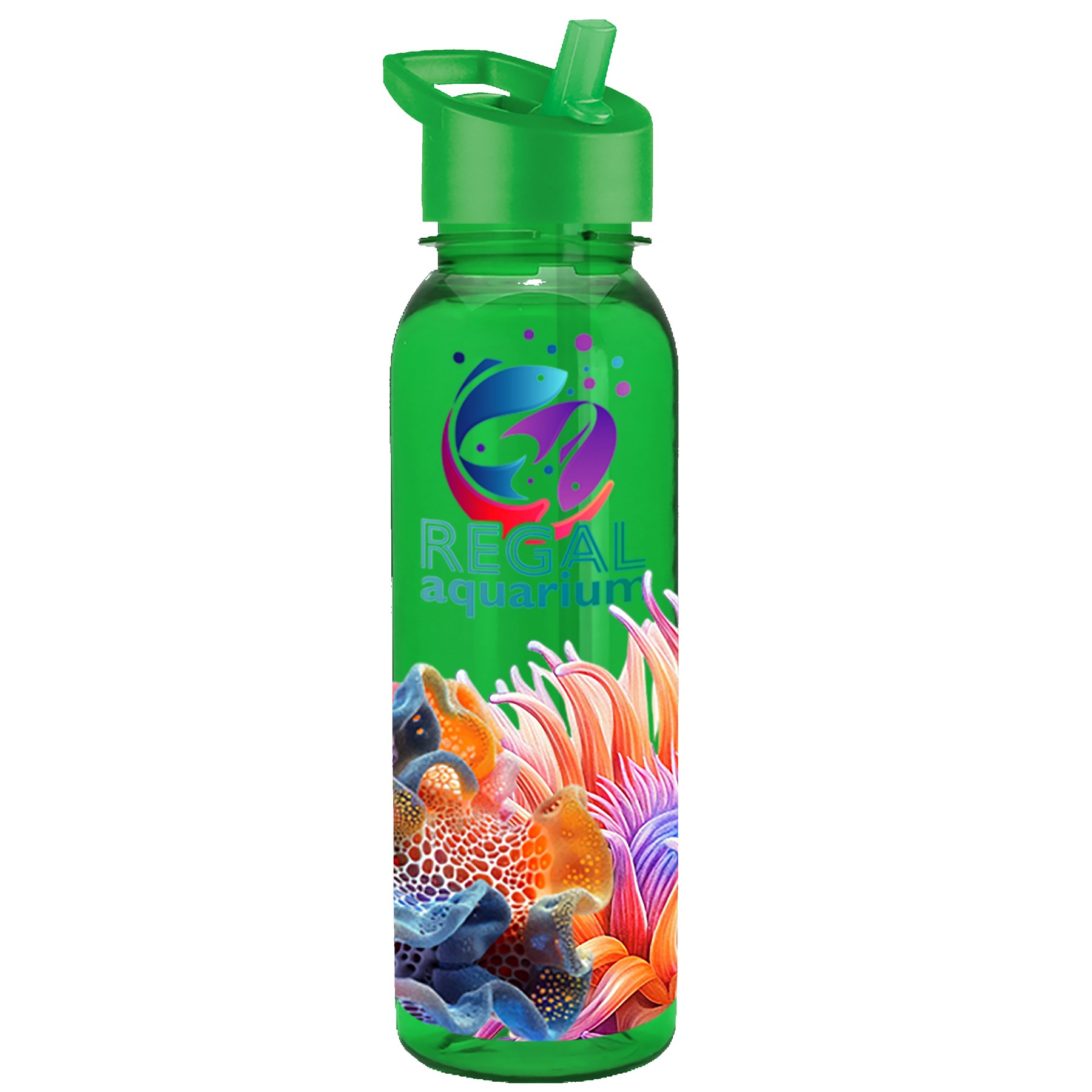 Garyline® Outdoorsman Tritan® Bottle with Flip-Straw Lid - 24 oz. 2