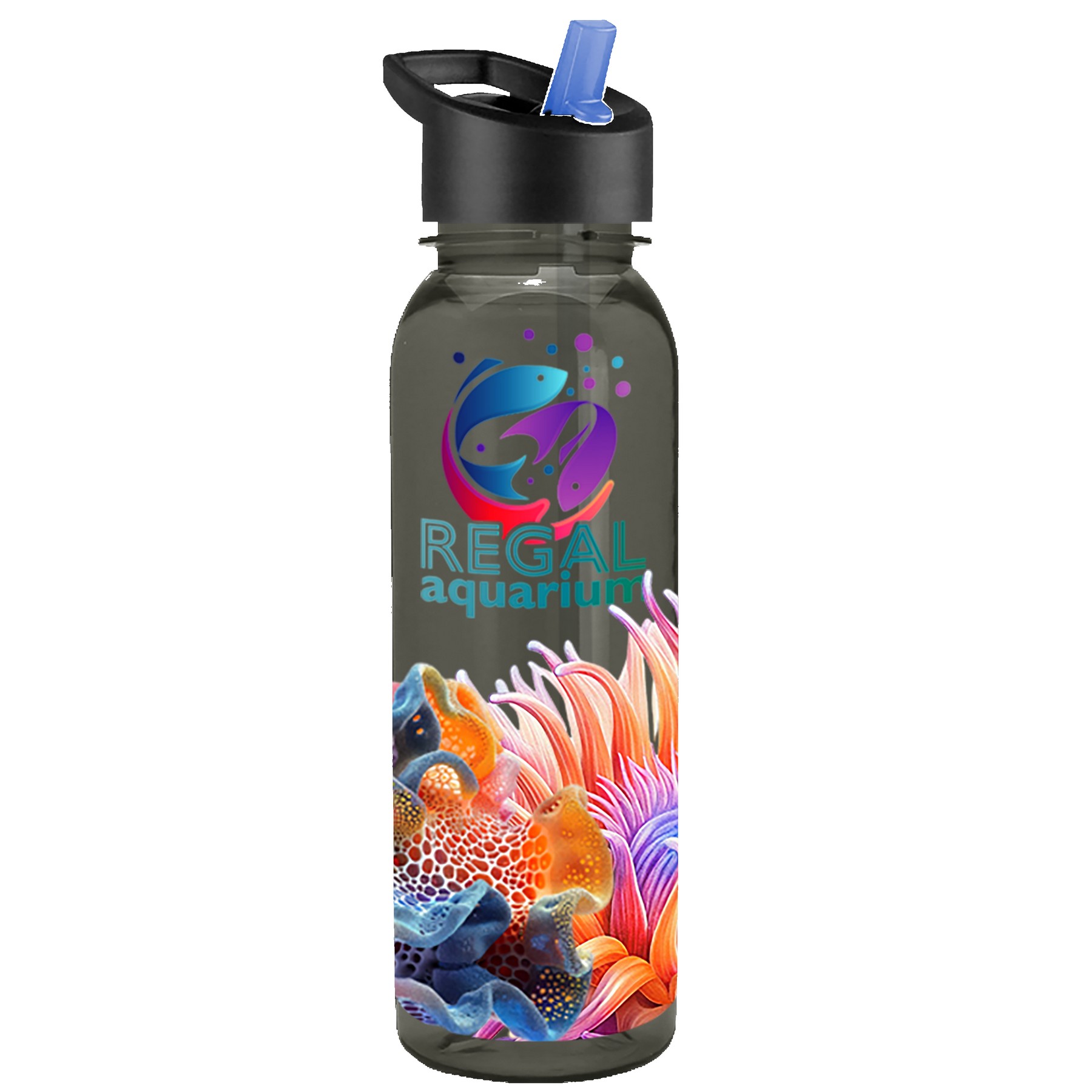 Garyline® Outdoorsman Tritan® Bottle with Flip-Straw Lid - 24 oz. 2