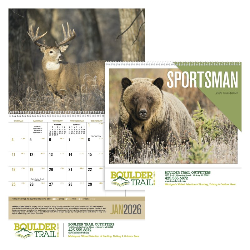 Triumph® Calendars Sportsman Calendar 2 Triumph® Calendars Sportsman Calendar 2