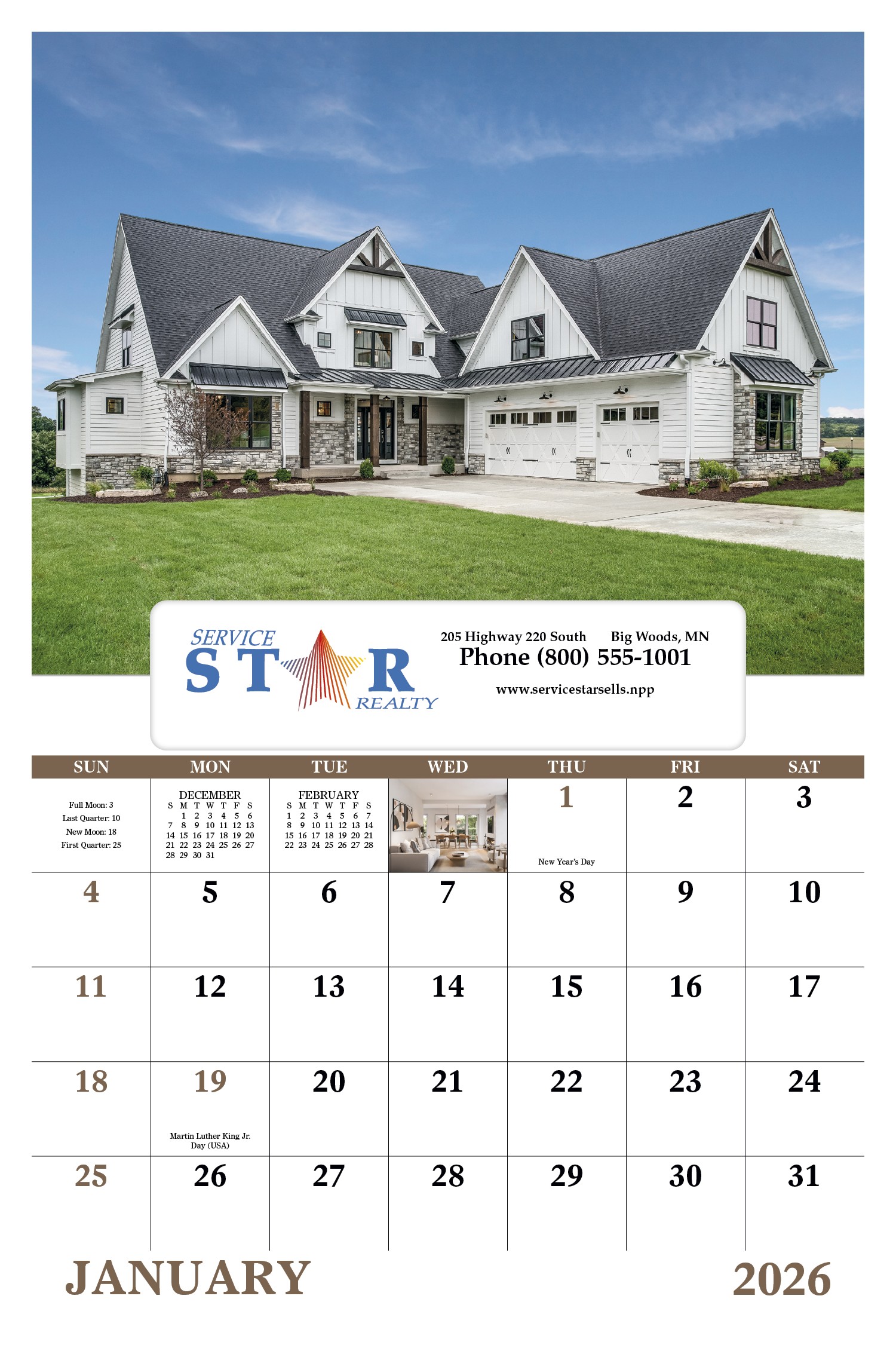 Good Value™ Welcome Home - Window Calendar 2