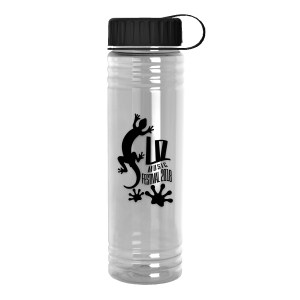 Garyline® Slim Fit Bottle with Tethered Lid - 24 oz. 2 Garyline® Slim Fit Bottle with Tethered Lid - 24 oz. 2