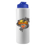 Garyline® Quart Sport Bottle with Flip Lid - 32 oz. - WB32U_white_bottle_royalblue_lid_full.png Garyline® Quart Sport Bottle with Flip Lid - 32 oz. - WB32U_white_bottle_royalblue_lid_full.png