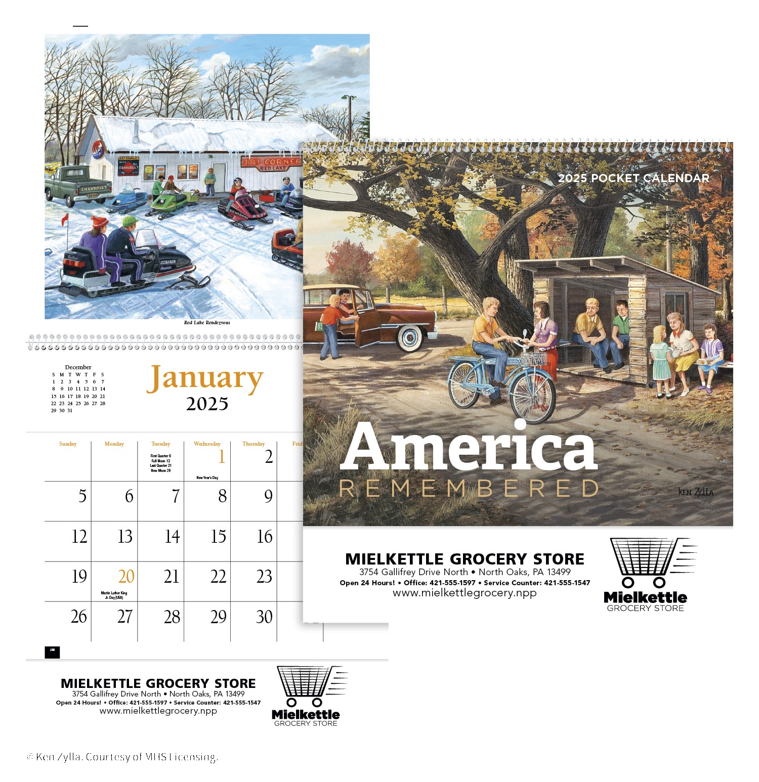 HotLine® Products America Remembered Pocket Calendar 2
