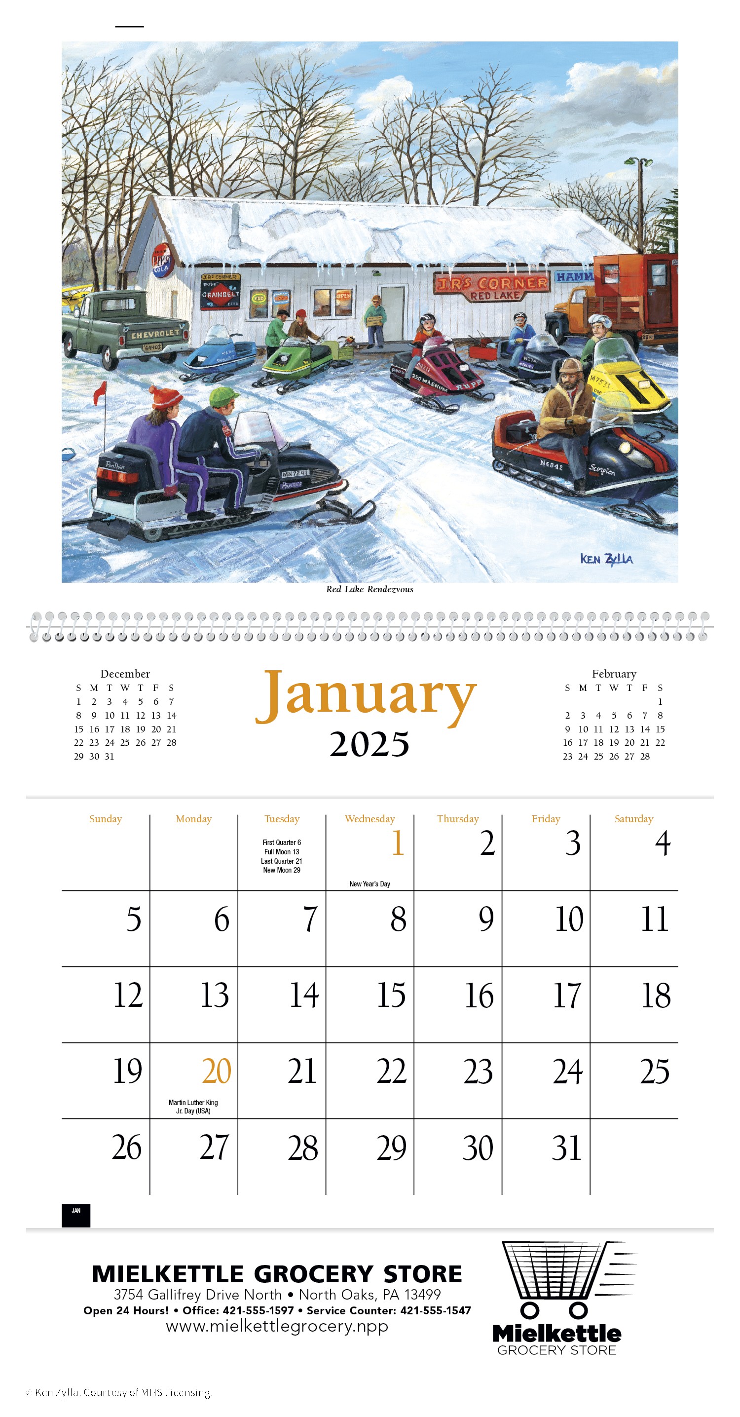 HotLine® Products America Remembered Pocket Calendar 2