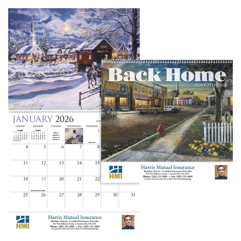 HotLine® Products Back Home Appointment Calendar - Spiral 2 HotLine® Products Back Home Appointment Calendar - Spiral 2