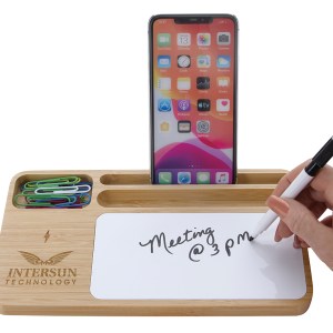 Bamboo 10W Wireless Charging Base with Dry Erase Board 2 Bamboo 10W Wireless Charging Base with Dry Erase Board 2