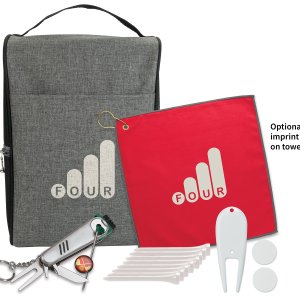 Heathered Shoe Bag Golf Kit 2 Heathered Shoe Bag Golf Kit 2