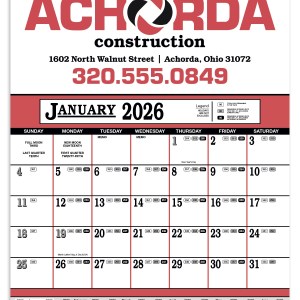 Skinner & Kennedy® Contractor's 12-Sheet Calendar 2 Skinner & Kennedy® Contractor's 12-Sheet Calendar 2