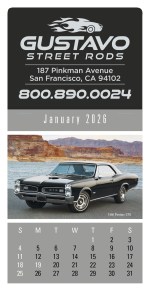 Triumph® Calendars Press-N-Stick Cruisin%27 Cars Calendar 2 Triumph® Calendars Press-N-Stick Cruisin%27 Cars Calendar 2