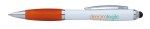Good Value™ Ion White Stylus RABS Pen - 55755 orange image Good Value™ Ion White Stylus RABS Pen - 55755 orange image