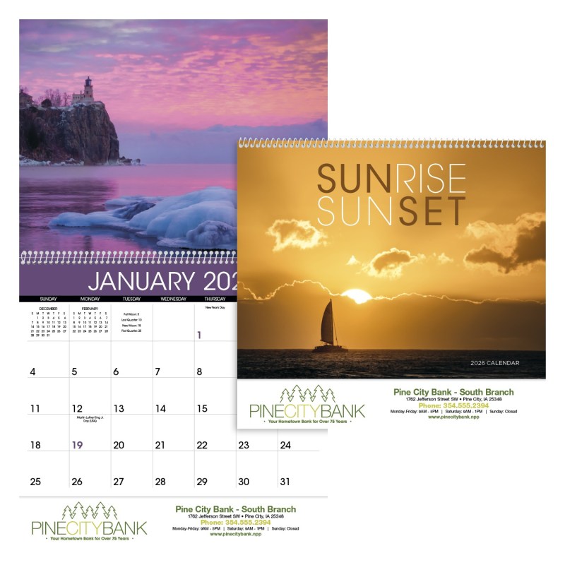 Triumph® Calendars Sunrise Sunset Calendar 2 Triumph® Calendars Sunrise Sunset Calendar 2