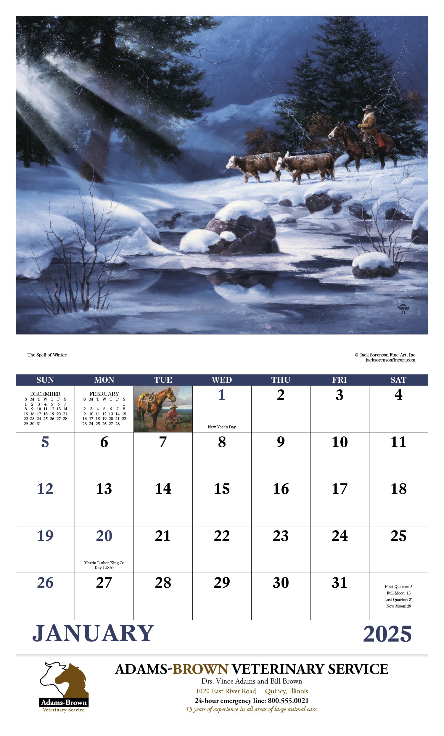 Good Value™ Western Frontier - Stapled Calendar 2