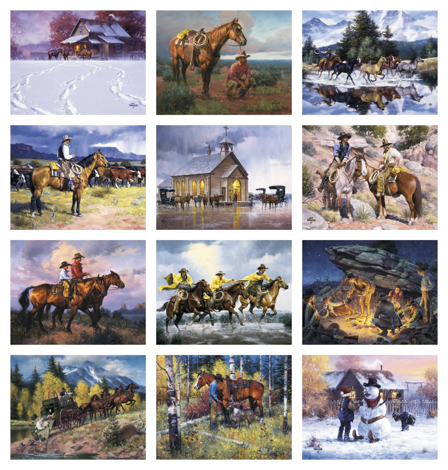 Good Value™ Western Frontier - Stapled Calendar 2
