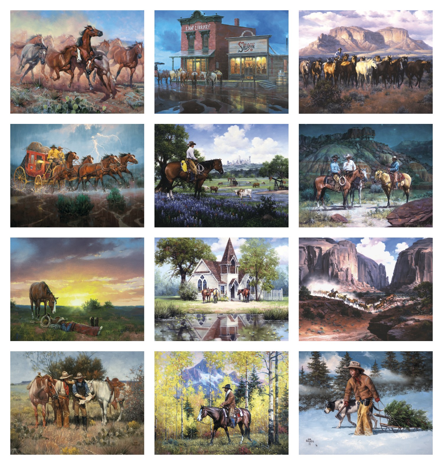 Good Value™ Western Frontier - Stapled Calendar 2