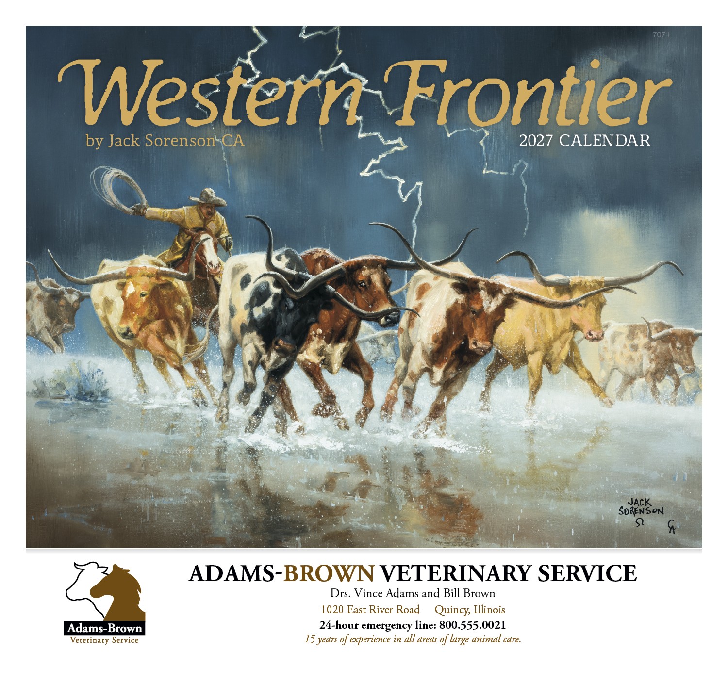 Good Value™ Western Frontier - Stapled Calendar 2