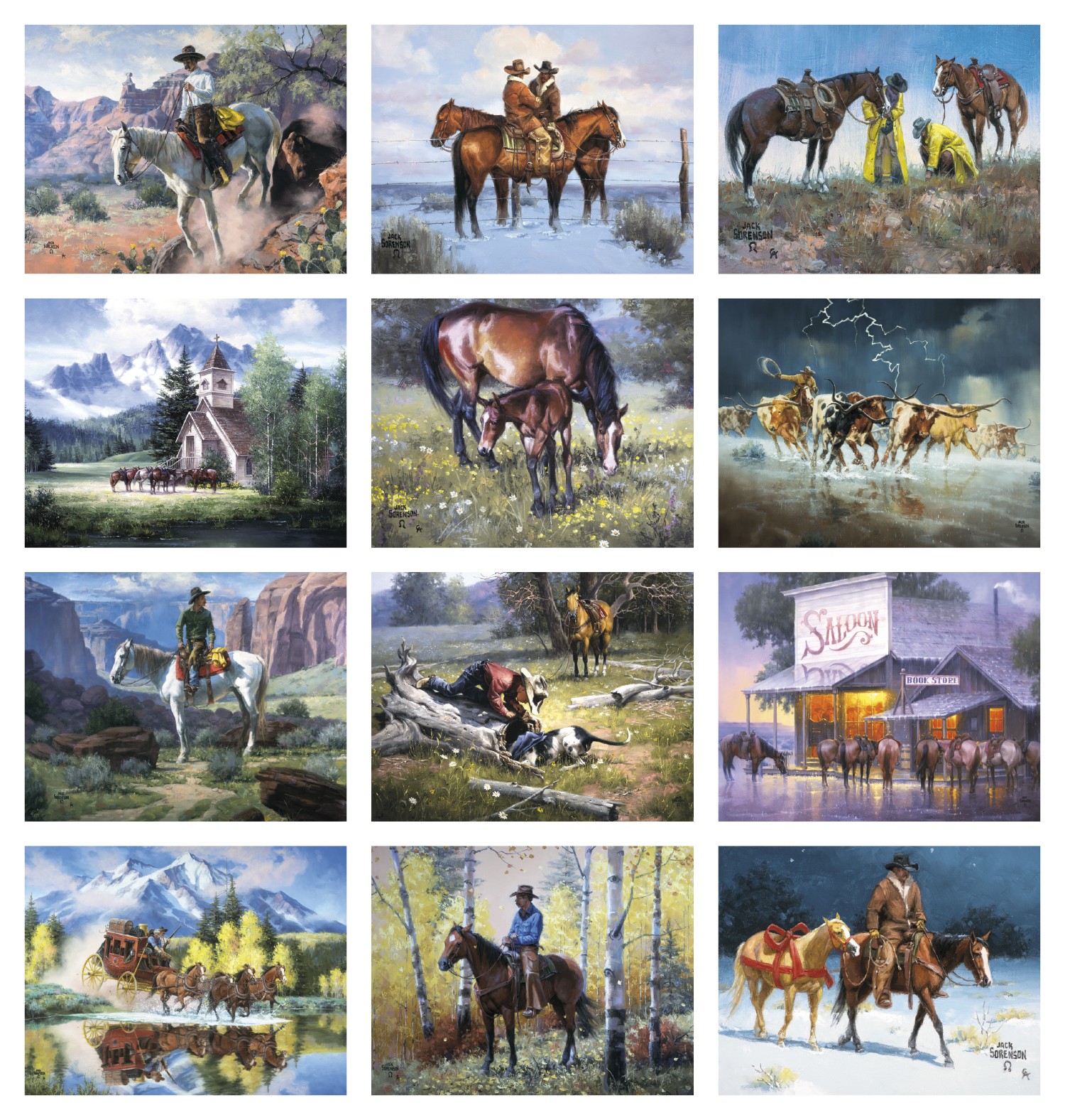 Good Value™ Western Frontier - Stapled Calendar 2