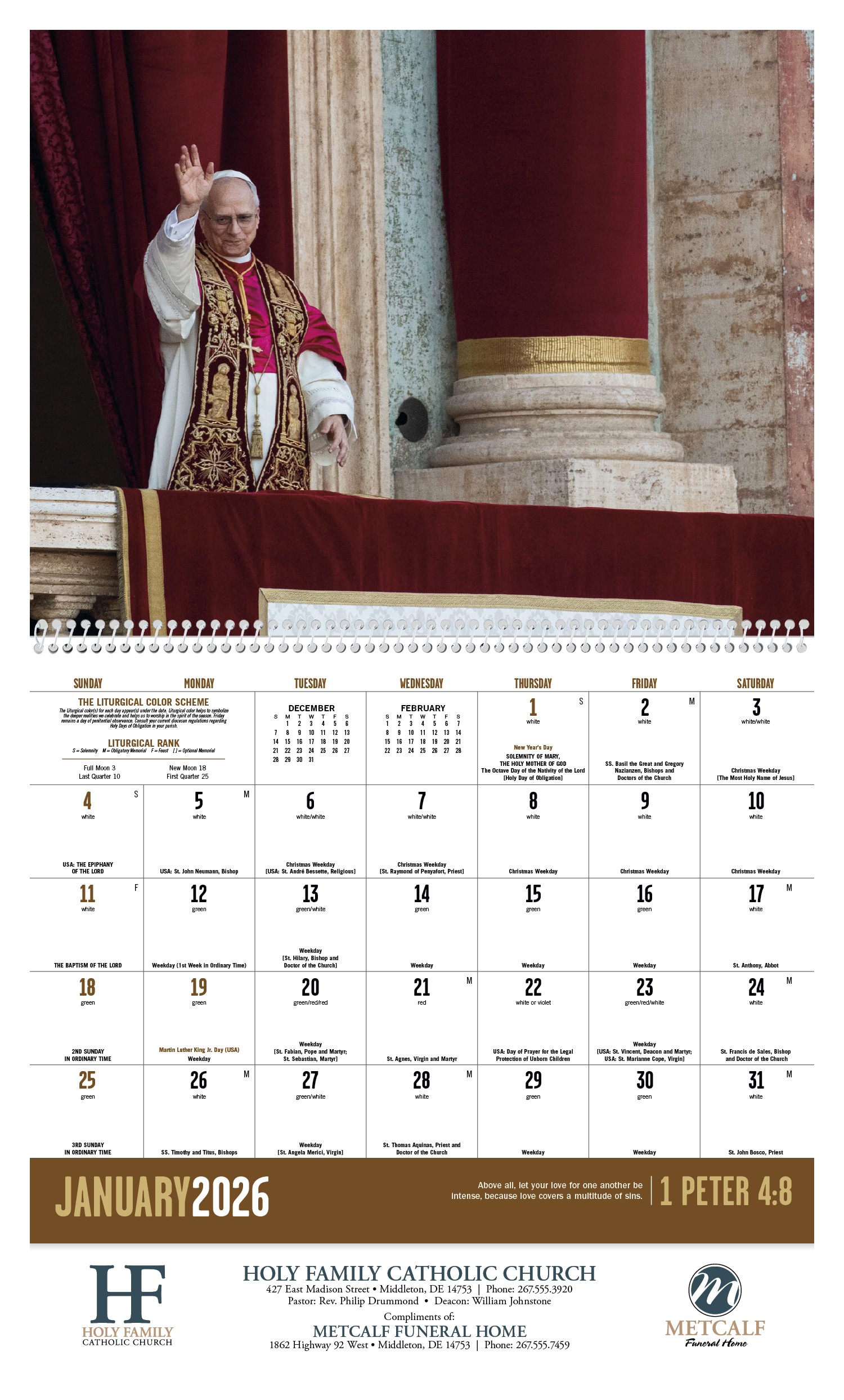 Good Value™ Catholic Spirit - Spiral Calendar 2