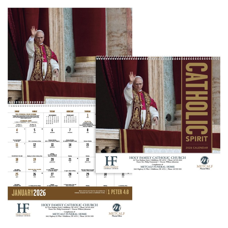 Good Value™ Catholic Spirit - Spiral Calendar 2 Good Value™ Catholic Spirit - Spiral Calendar 2