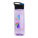 Garyline® Flair Tritan® Bottle with Pop-Up Lid - 26 oz. - TXB63P_translucentlilac_bottle_blackwithblue_lid_full.png Garyline® Flair Tritan® Bottle with Pop-Up Lid - 26 oz. - TXB63P_translucentlilac_bottle_blackwithblue_lid_full.png