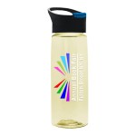 Garyline® Flair Tritan® Bottle with Pop-Up Lid - 26 oz. - TXB63P_translucentpastelyellow_bottle_blackwithblue_lid_full.png Garyline® Flair Tritan® Bottle with Pop-Up Lid - 26 oz. - TXB63P_translucentpastelyellow_bottle_blackwithblue_lid_full.png