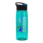 Garyline® Flair Tritan® Bottle with Pop-Up Lid - 26 oz. - TXB63P_translucentteal_bottle_blackwithblue_lid_full.png Garyline® Flair Tritan® Bottle with Pop-Up Lid - 26 oz. - TXB63P_translucentteal_bottle_blackwithblue_lid_full.png