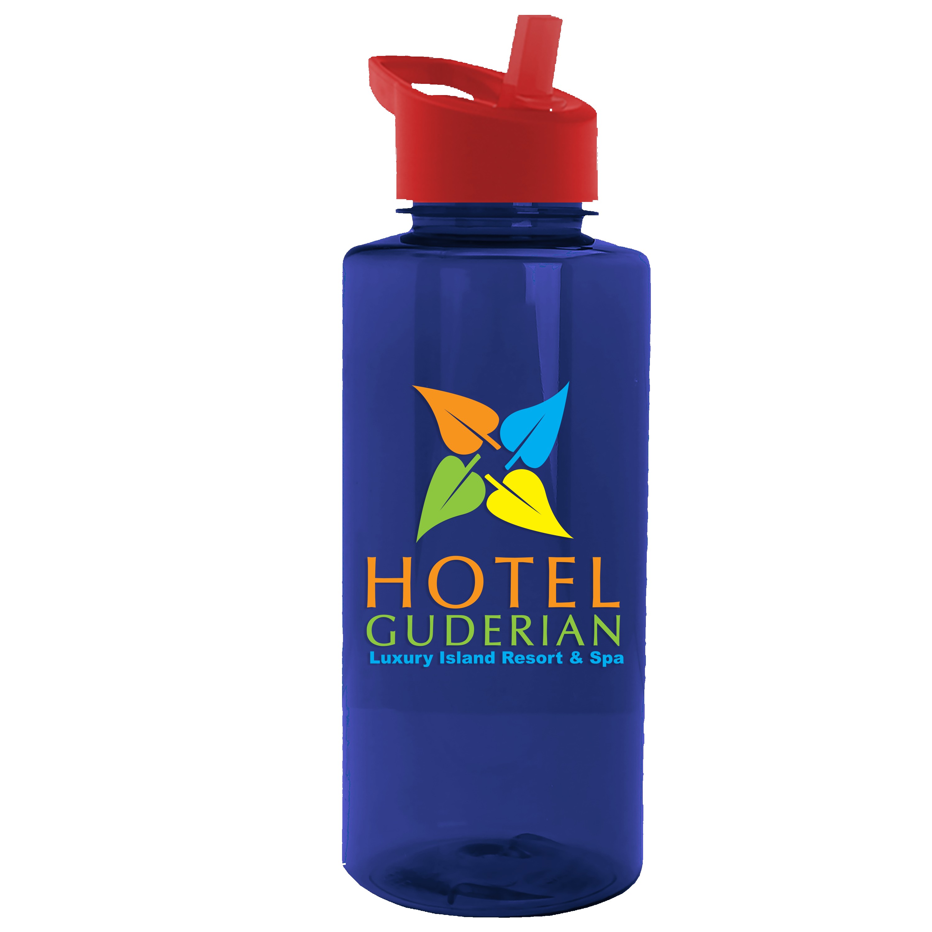 Garyline® Mountaineer Tritan® Bottle with Flip-Straw Lid - 36 oz. 2