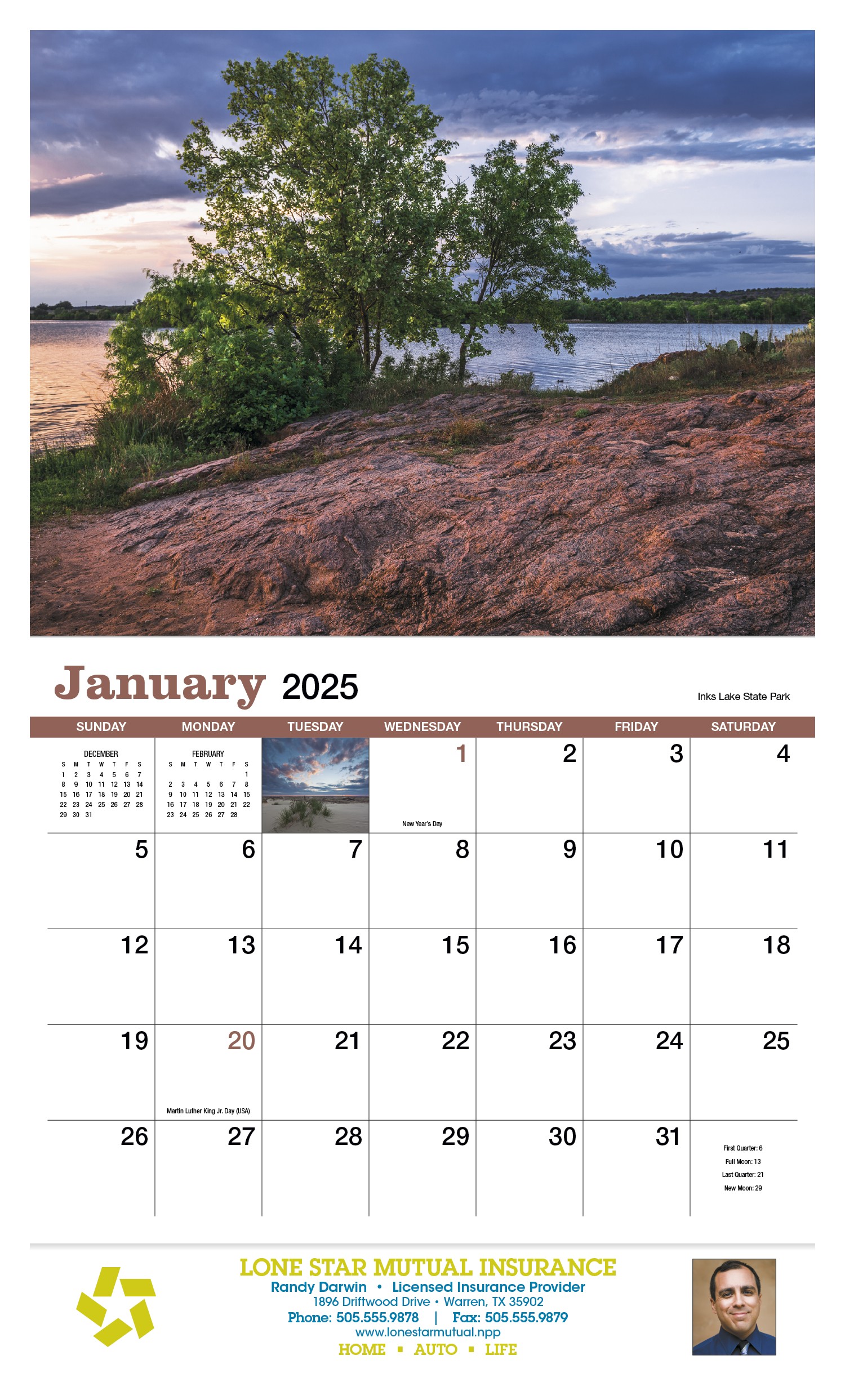 HotLine® Products Texas Appointment Calendar - Stapled 2