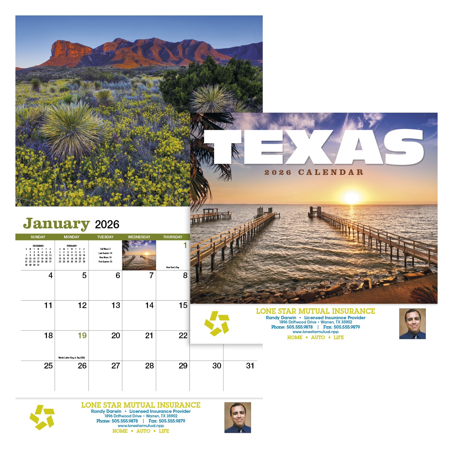 HotLine® Products Texas Appointment Calendar - Stapled 2
