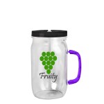 Garyline® Tritan® Mason Jar with Handle, Lid, and Straw - 27 oz. - MJ27HLS_clear_jar_black_lid_clear_straw_translucentviolet_handle_2c.png Garyline® Tritan® Mason Jar with Handle, Lid, and Straw - 27 oz. - MJ27HLS_clear_jar_black_lid_clear_straw_translucentviolet_handle_2c.png
