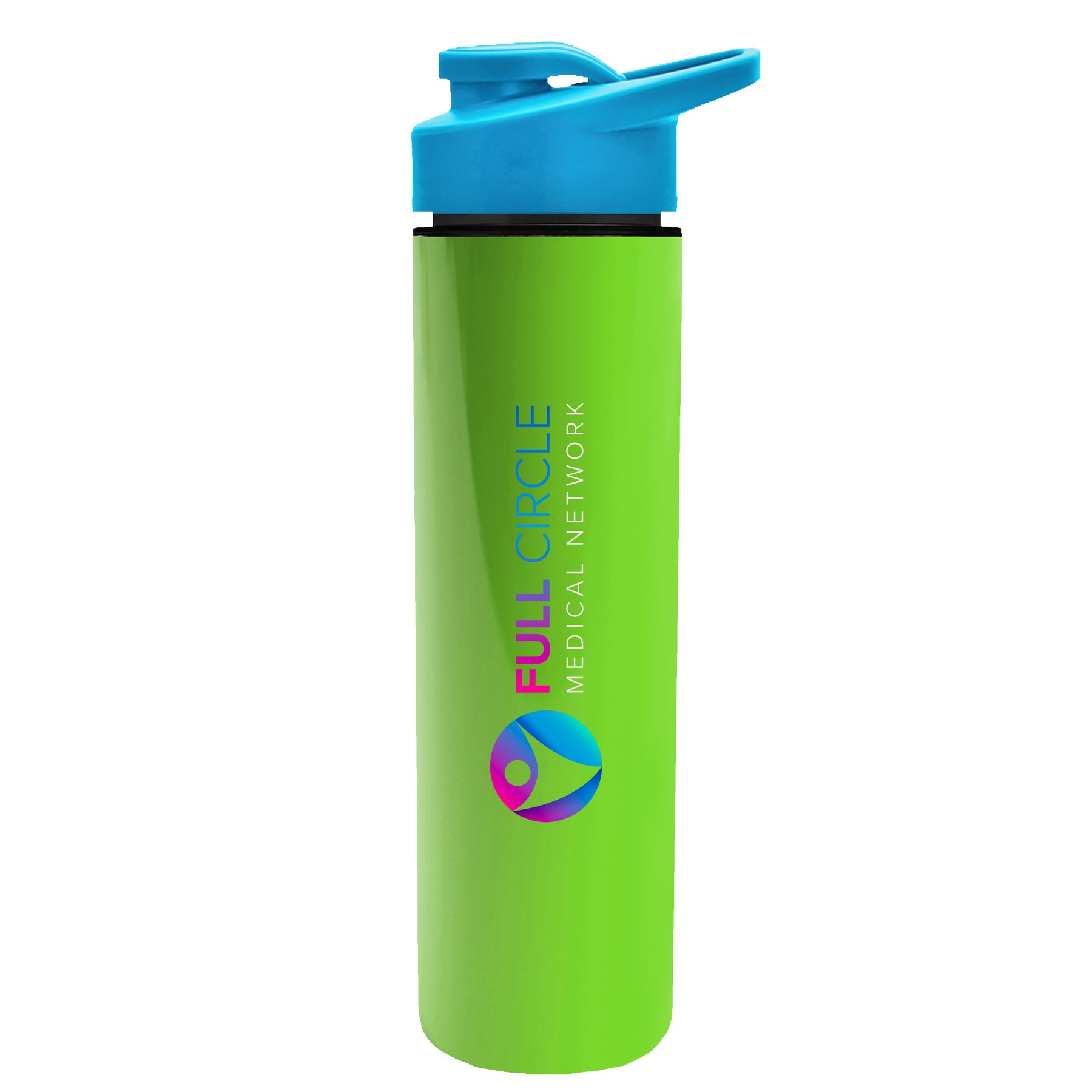 Garyline® Slim Double-Wall Insulated Bottle with Drink-Thru Lid - 16 oz. 2