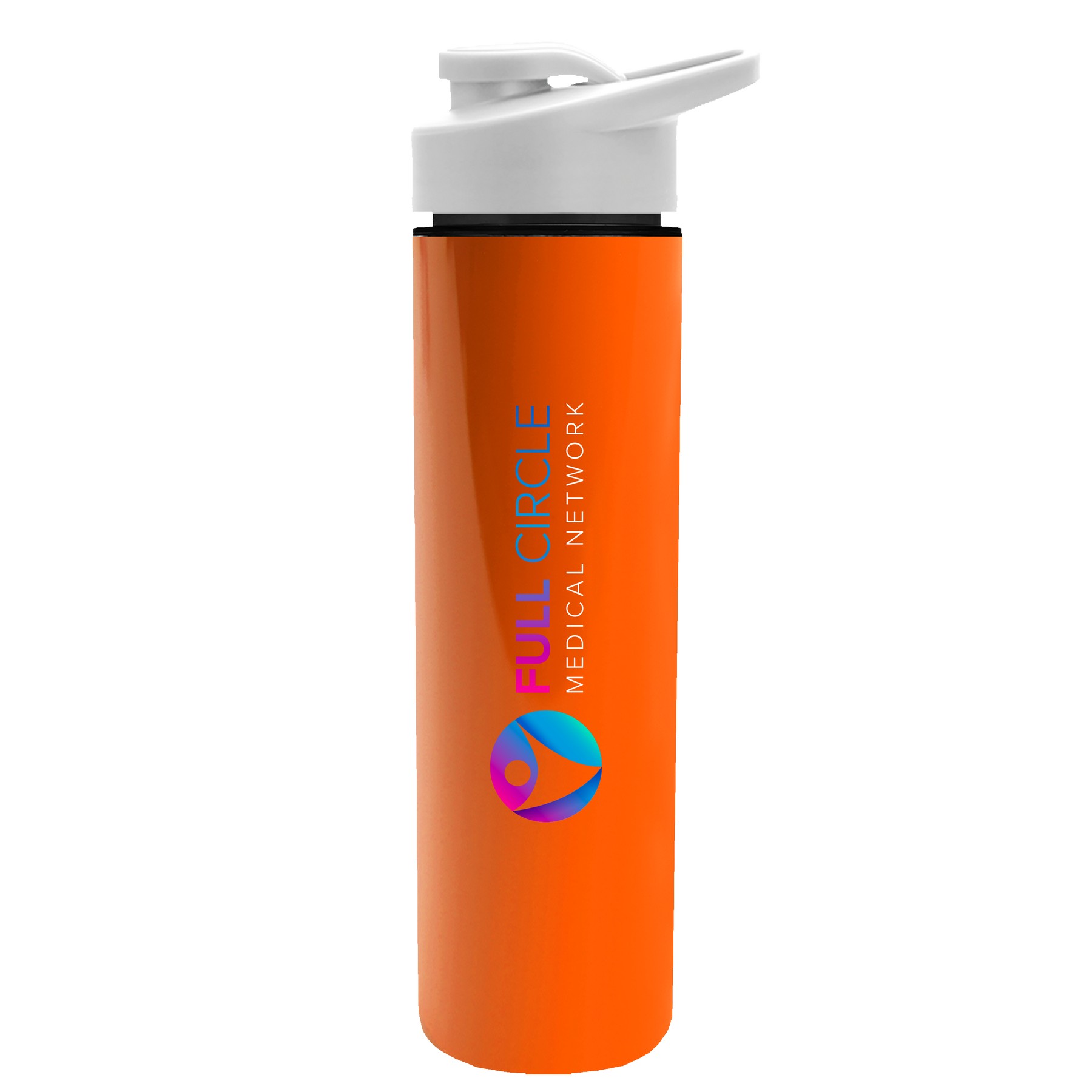Garyline® Slim Double-Wall Insulated Bottle with Drink-Thru Lid - 16 oz. 2