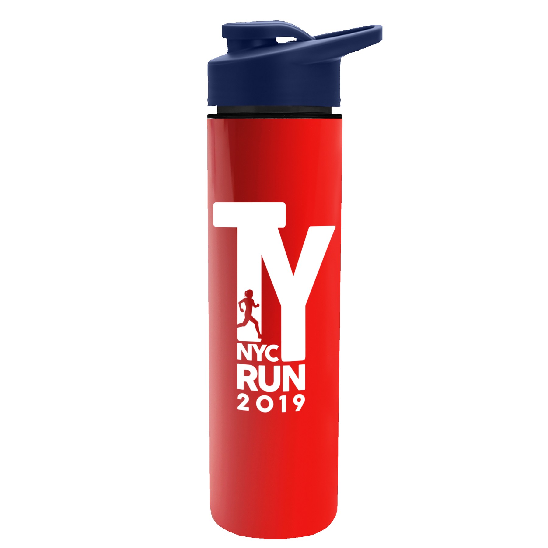 Garyline® Slim Double-Wall Insulated Bottle with Drink-Thru Lid - 16 oz. 2