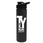 Garyline® Slim Double-Wall Insulated Bottle with Drink-Thru Lid - 16 oz. 2 Garyline® Slim Double-Wall Insulated Bottle with Drink-Thru Lid - 16 oz. 2