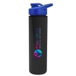 Garyline® Slim Double-Wall Insulated Bottle with Drink-Thru Lid - 16 oz. - IB16D_black_bottle_royalblue_lid_full.png Garyline® Slim Double-Wall Insulated Bottle with Drink-Thru Lid - 16 oz. - IB16D_black_bottle_royalblue_lid_full.png