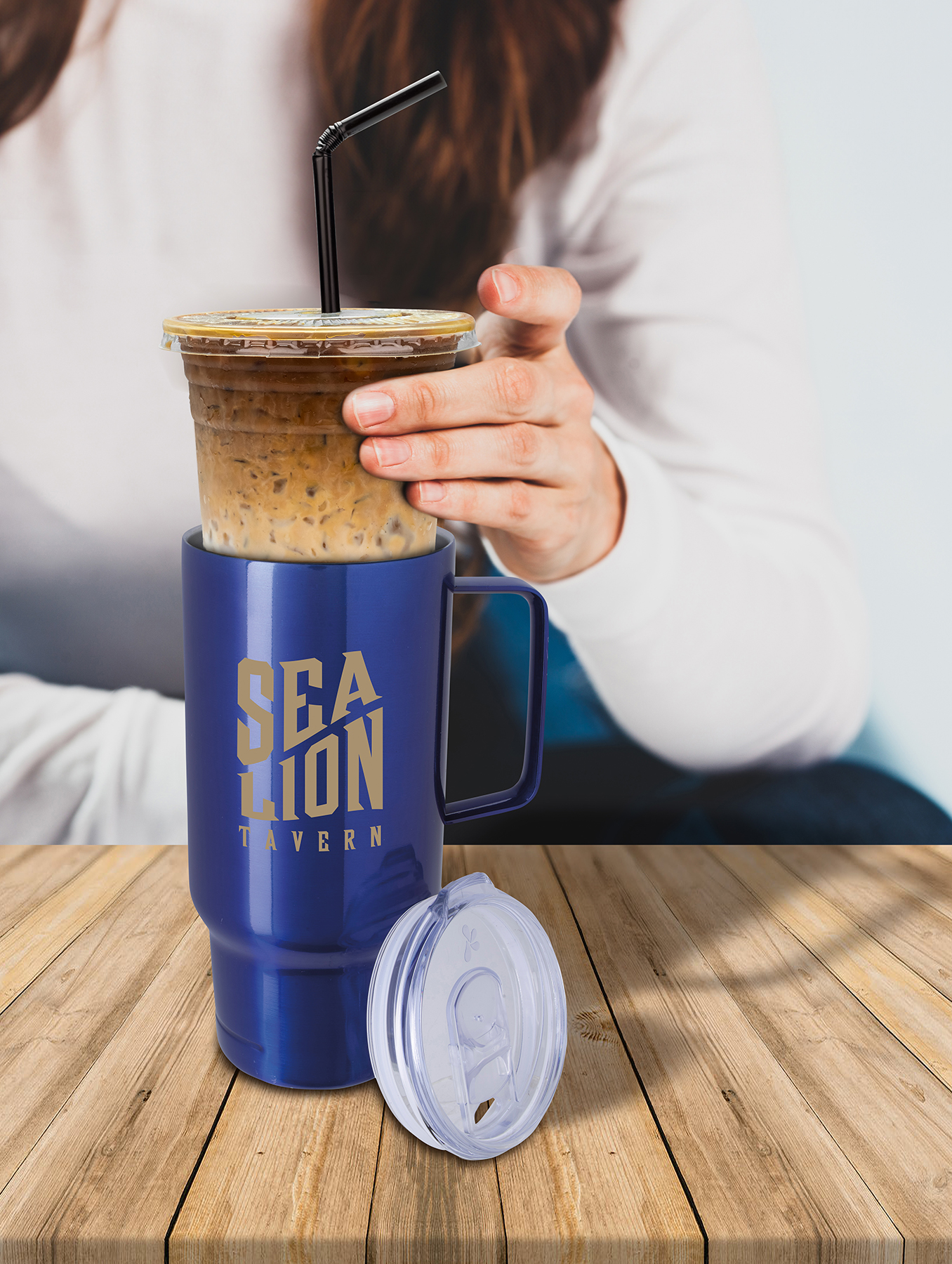 Koozie® Handle Tumbler - 30 oz 2