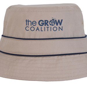 Cotton Bucket Hat with Trim 2 Cotton Bucket Hat with Trim 2