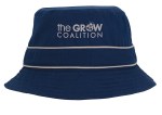 Cotton Bucket Hat with Trim - 26275 navy image Cotton Bucket Hat with Trim - 26275 navy image