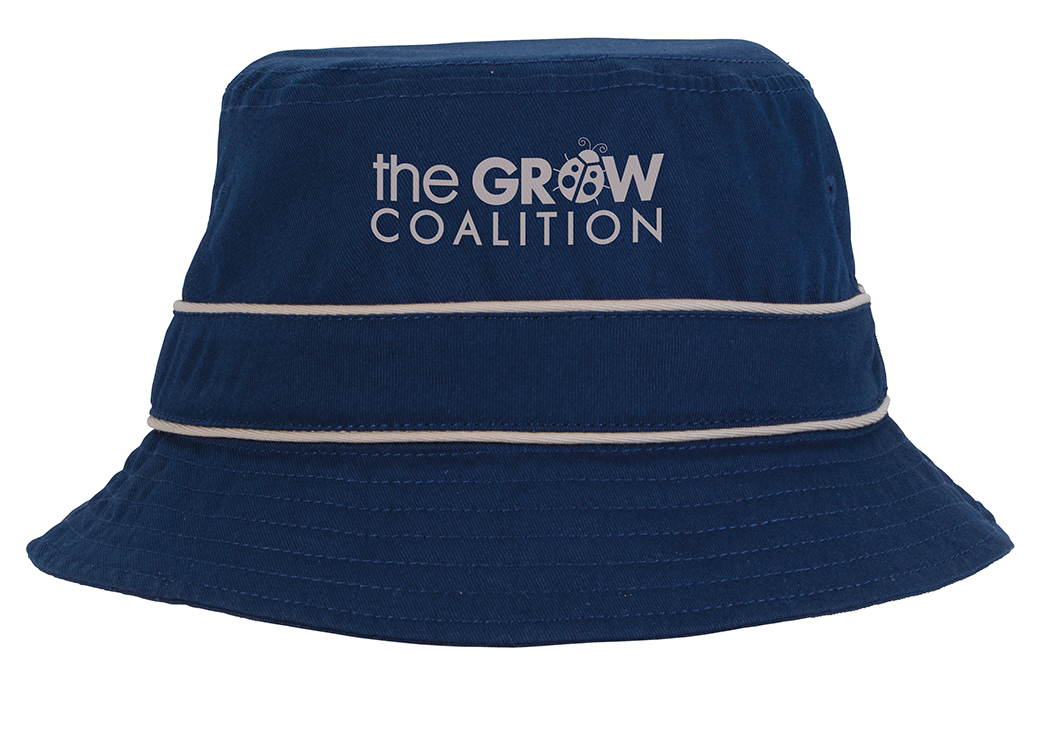 Cotton Bucket Hat with Trim 2