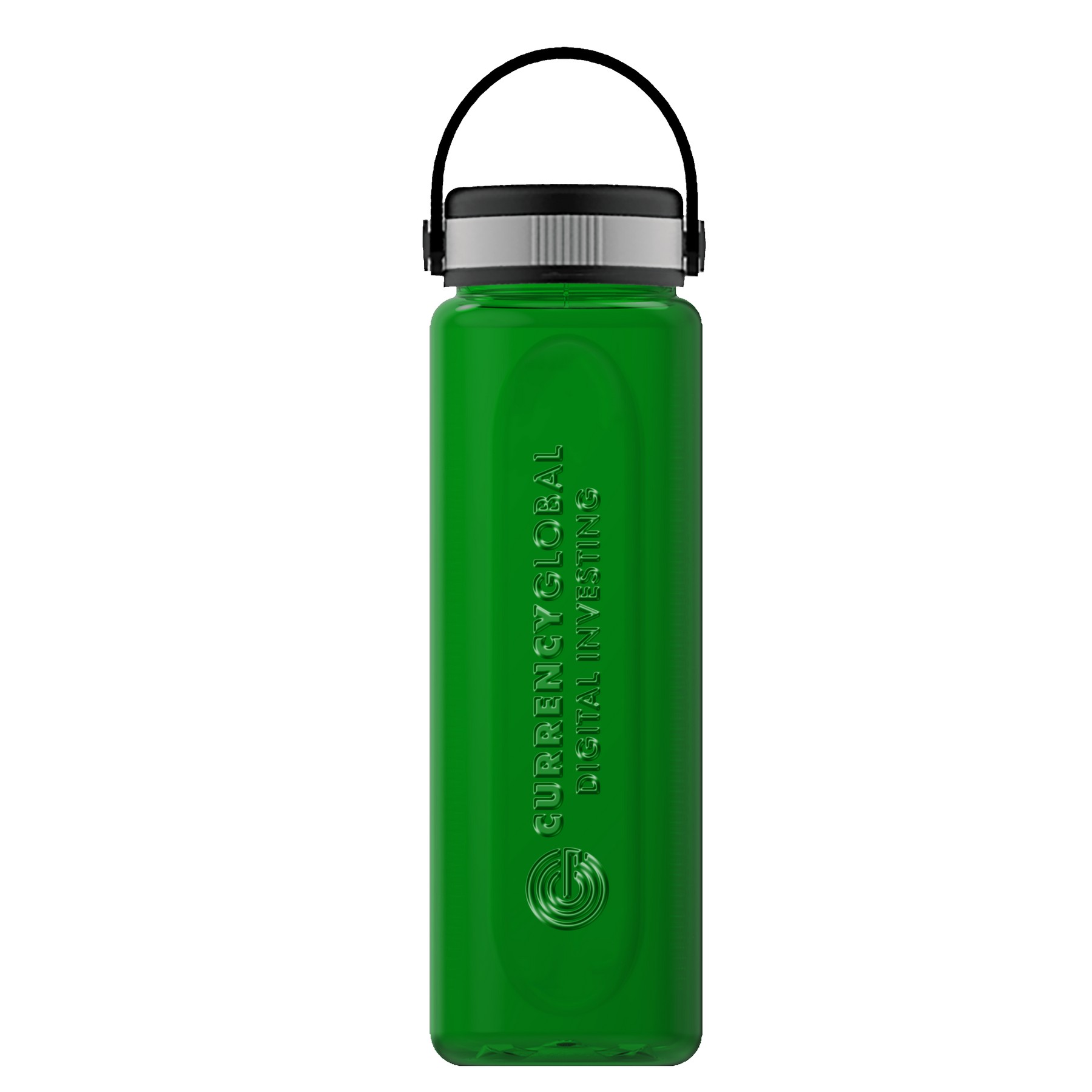 Garyline® Boss Embossed RPET Bottle with Grip Lid - 26 oz. 2