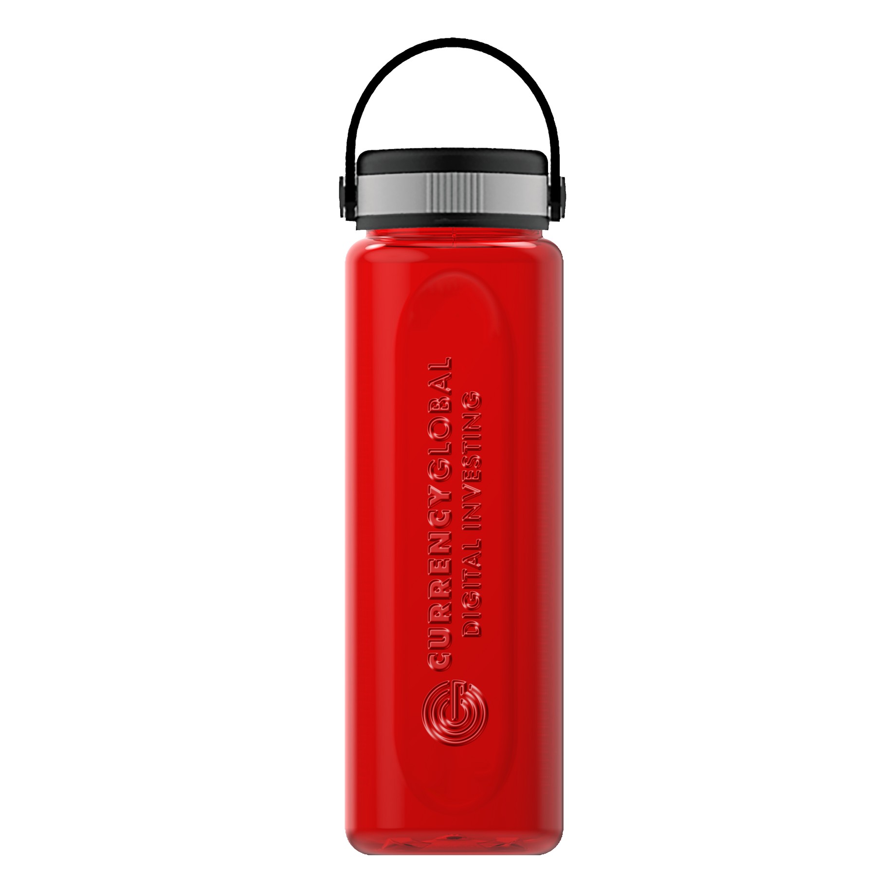 Garyline® Boss Embossed RPET Bottle with Grip Lid - 26 oz. 2