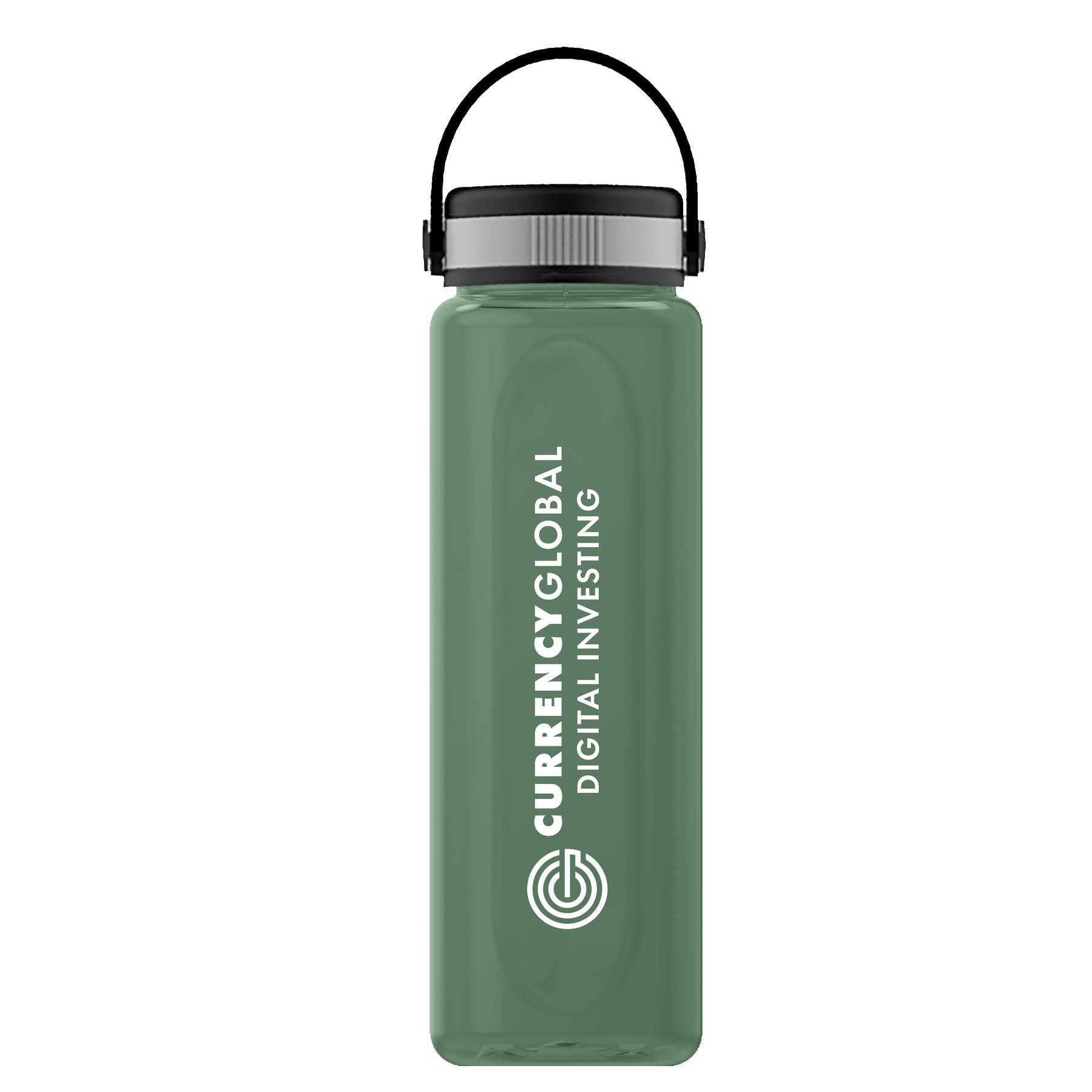Garyline® Boss Embossed RPET Bottle with Grip Lid - 26 oz. 2