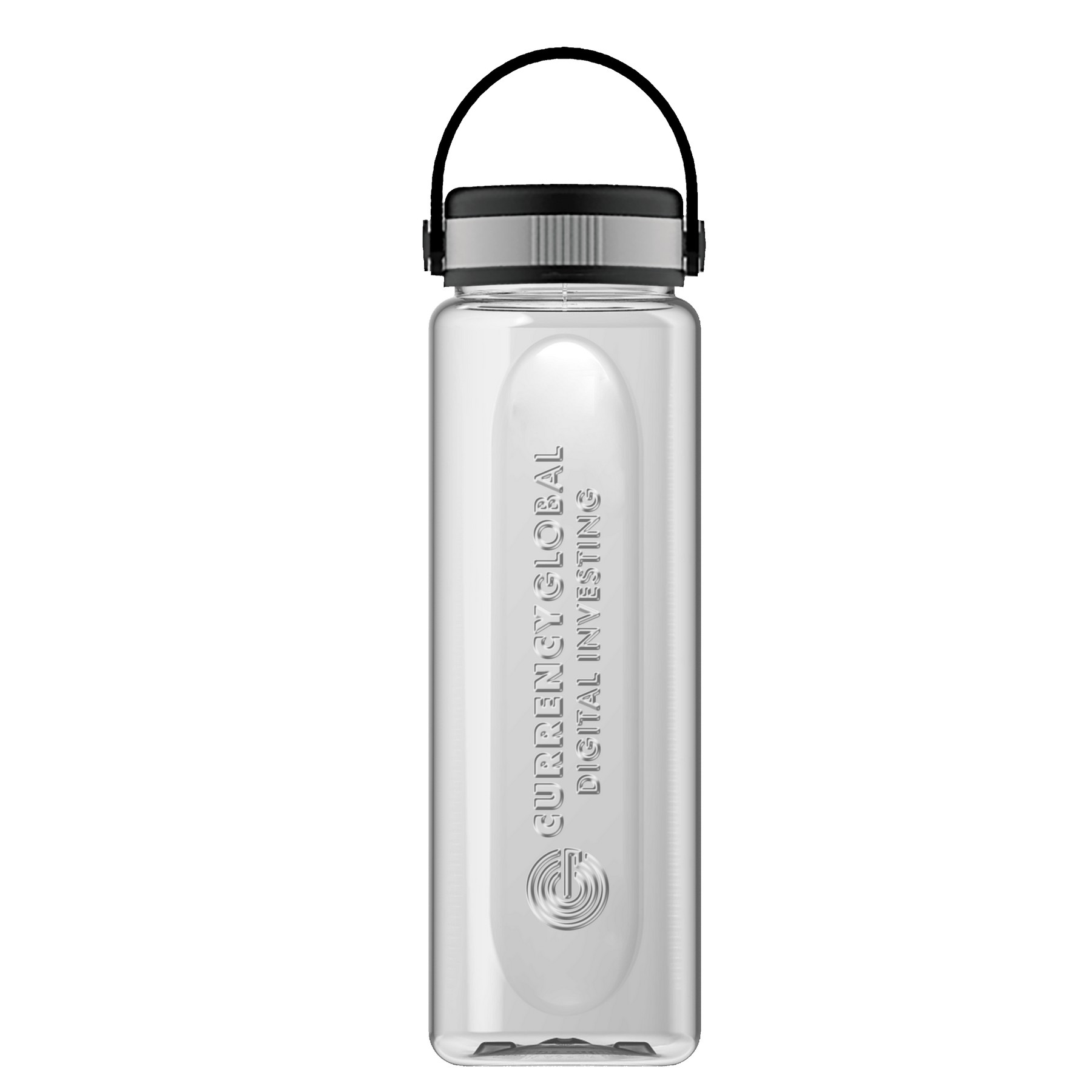 Garyline® Boss Embossed RPET Bottle with Grip Lid - 26 oz. 2
